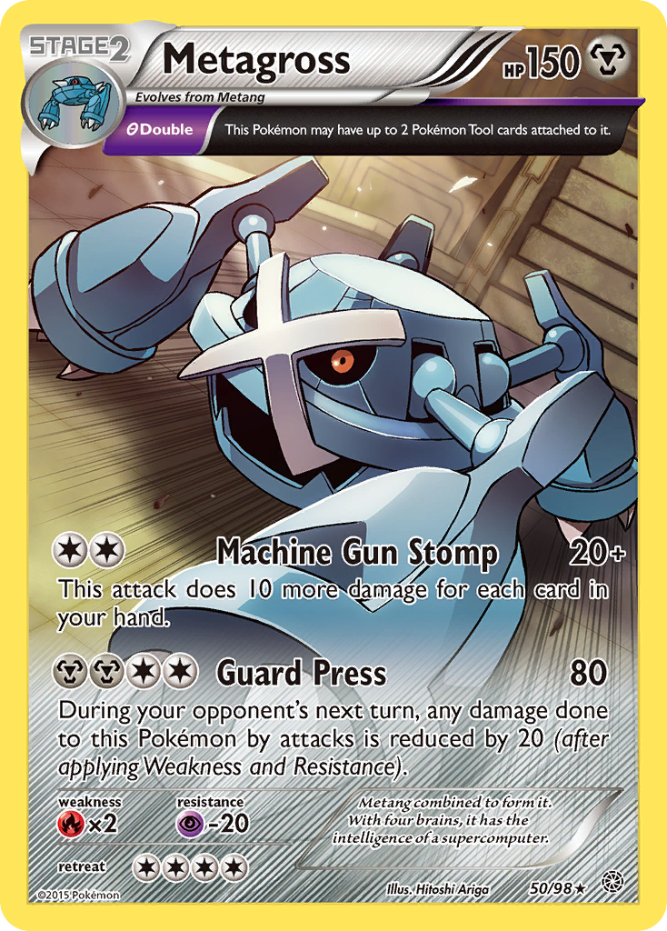Metagross (50) 50/98 - XY  Ancient Origins