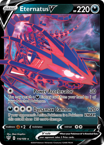 Eternatus V - 116/189 - Jumbo Cards Holofoil