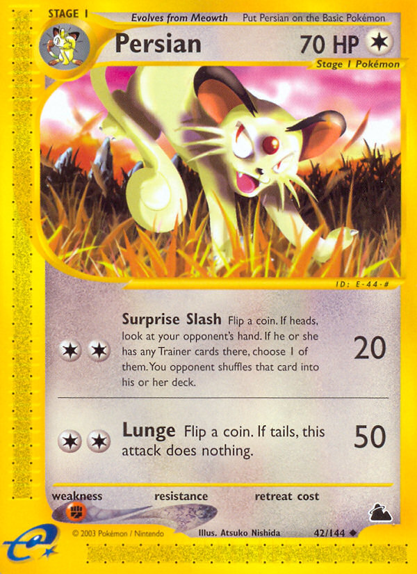 Persian - 42/144 Skyridge - Uncommon