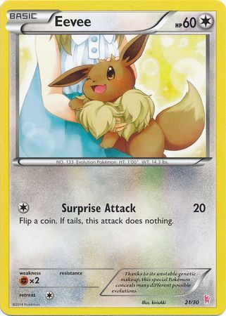 Eevee (21) - XY Trainer Kit Sylveon & Noivern