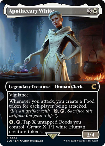 Apothecary White (Borderless) (CLU-001) - Ravnica: Clue Edition (Borderless)