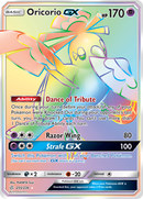 Oricorio GX (Secret)/236 - SM  Cosmic Eclipse Holofoil