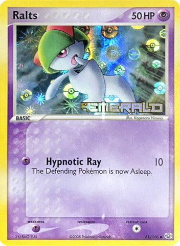Ralts/106 - Emerald Reverse Holofoil