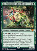Go-Shintai of Life's Origin (NEC-037) - Neon Dynasty Commander: (enchantment)