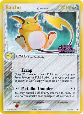 Raichu (Delta Species)/110 - Holon Phantoms Reverse Holofoil