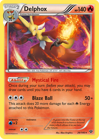 Delphox/146 - XY Base Set Holofoil