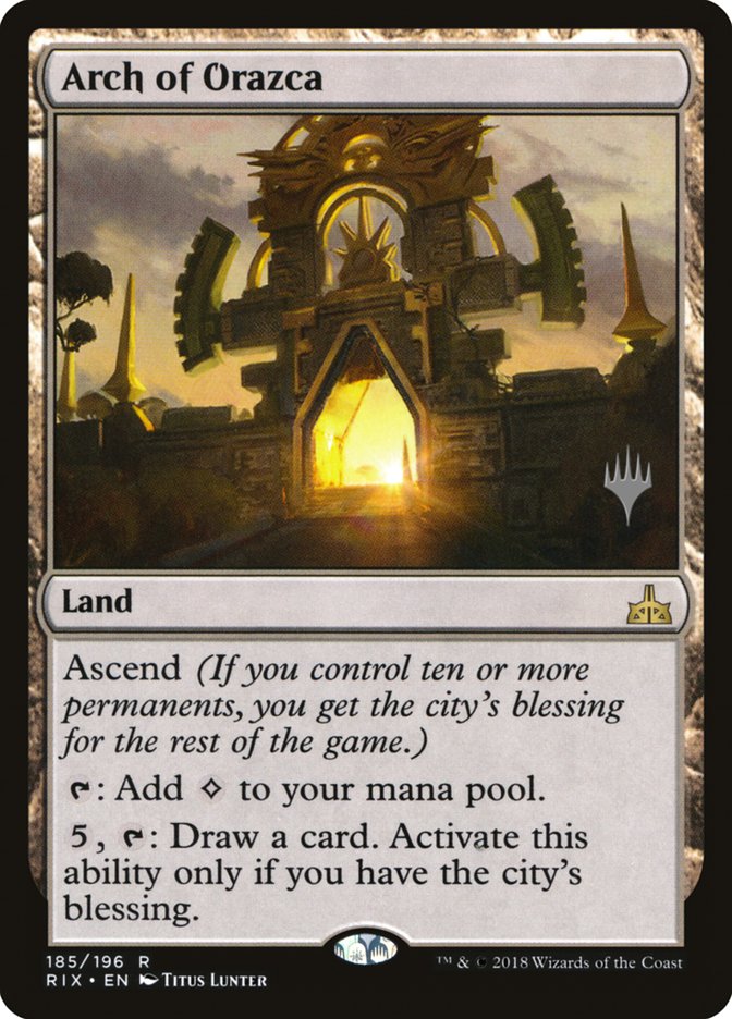 Arch of Orazca (PPM20-185P) - Rivals of Ixalan Promos