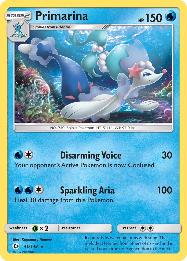 Primarina 41/149 - SM Base Set