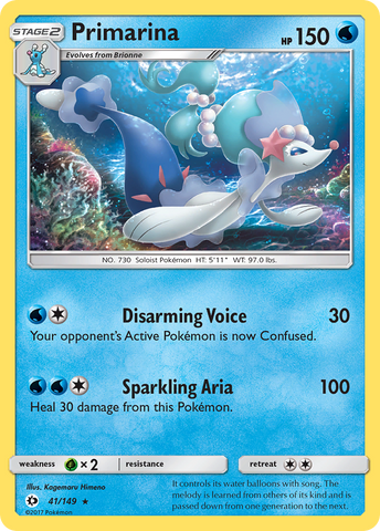 Primarina 41/149 - SM Base Set