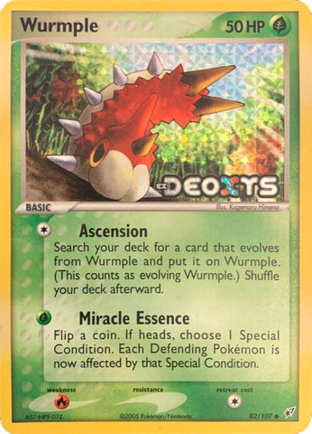 Wurmple/107 - Deoxys Reverse Holofoil