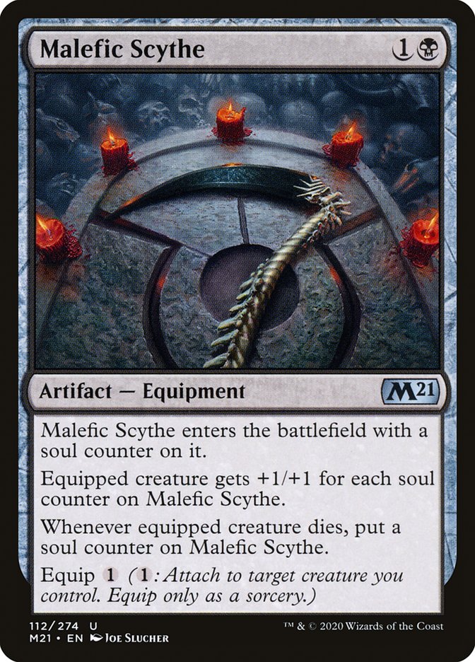 Malefic Scythe (M21-112) - Core Set 2021