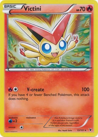 Victini - 15/101 - Jumbo Cards Holofoil