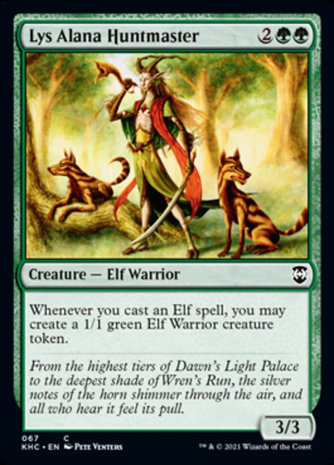Lys Alana Huntmaster (KHC-067) - Kaldheim Commander