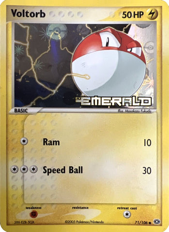 Voltorb/106 - Emerald Reverse Holofoil