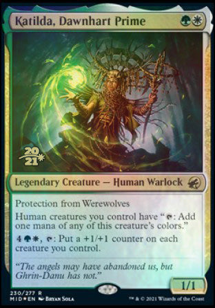 Katilda, Dawnhart Prime (PRE-230) - Innistrad: Midnight Hunt Promos Foil