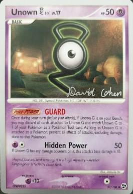 Unown [G] - 2009 (David Cohen) 57 - World Championship Decks