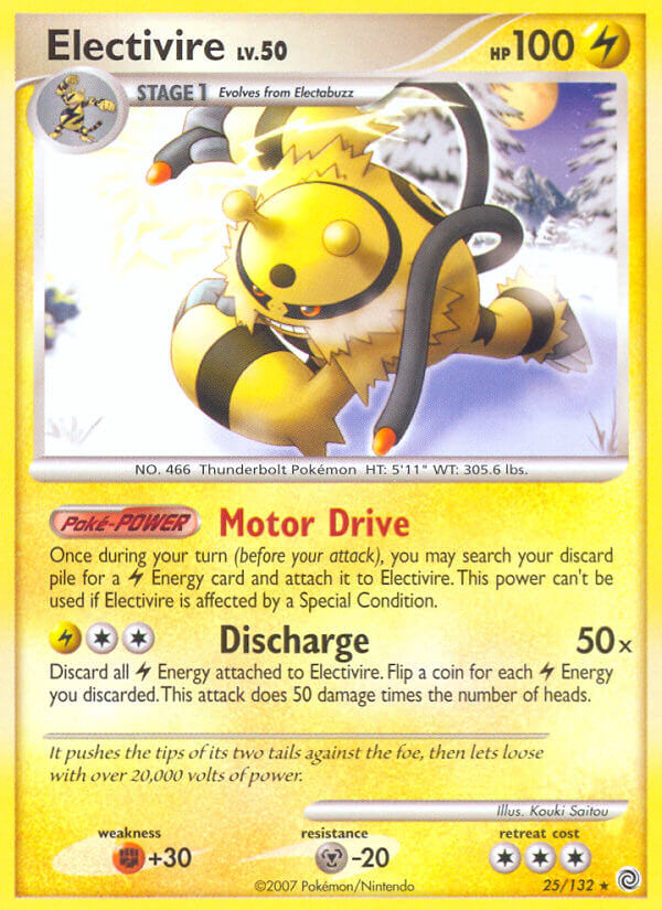 Electivire - 25/132 (DP Secret Wonders) - Deck Exclusives Holofoil