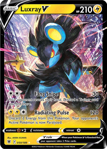 Luxray V 50/189 - SWSH10 Astral Radiance Holofoil