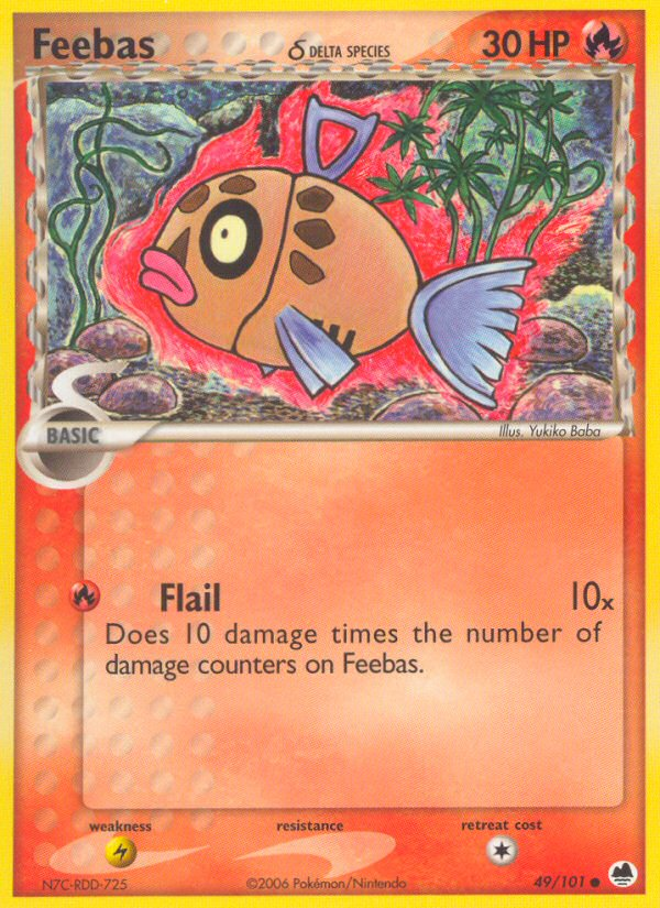 Feebas (Delta Species) 49/101 - Dragon Frontiers