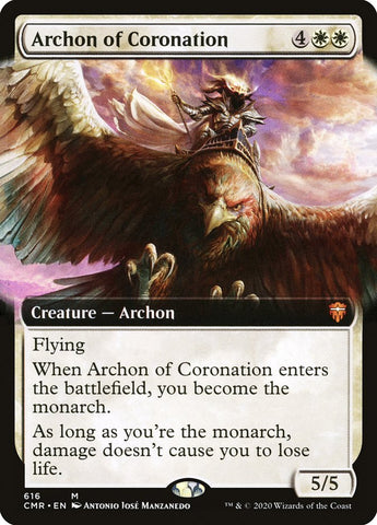 Archon of Coronation (Extended Art) (CMR-616) - Commander Legends: (Extended Art)