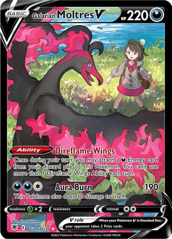 Galarian Moltres V TG20/30 - SWSH10 Astral Radiance Trainer Gallery Holofoil
