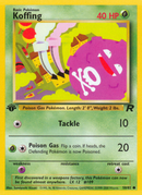 Koffing 58/82 - Team Rocket 1st Edition