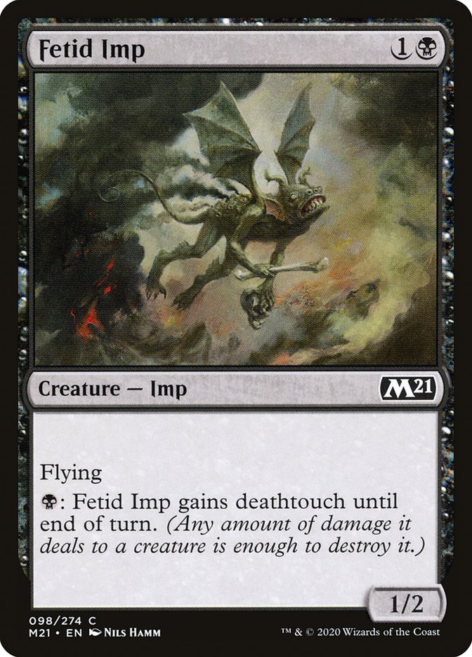 Fetid Imp (M21-098) - Core Set 2021