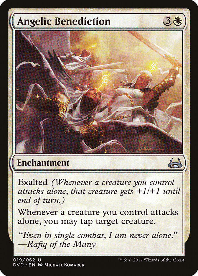Angelic Benediction (DD3-019) - Duel Decks Anthology: Divine vs. Demonic