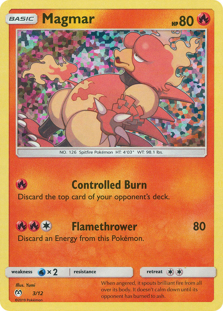 Magmar - 3/12/12 - McDonalds Promos 2019 Holofoil