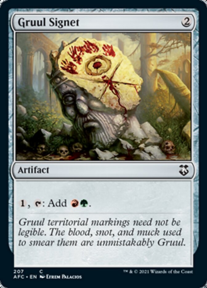 Gruul Signet (AFC-207) - Forgotten Realms Commander