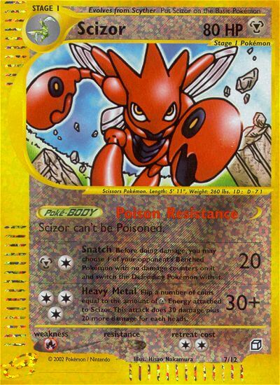 Scizor - 7/12 - Jumbo Cards Reverse Holofoil
