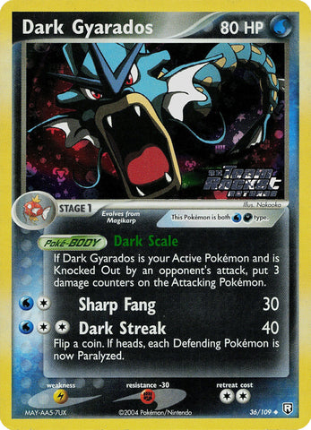 Dark Gyarados 36/109 - Team Rocket Returns Reverse Holofoil
