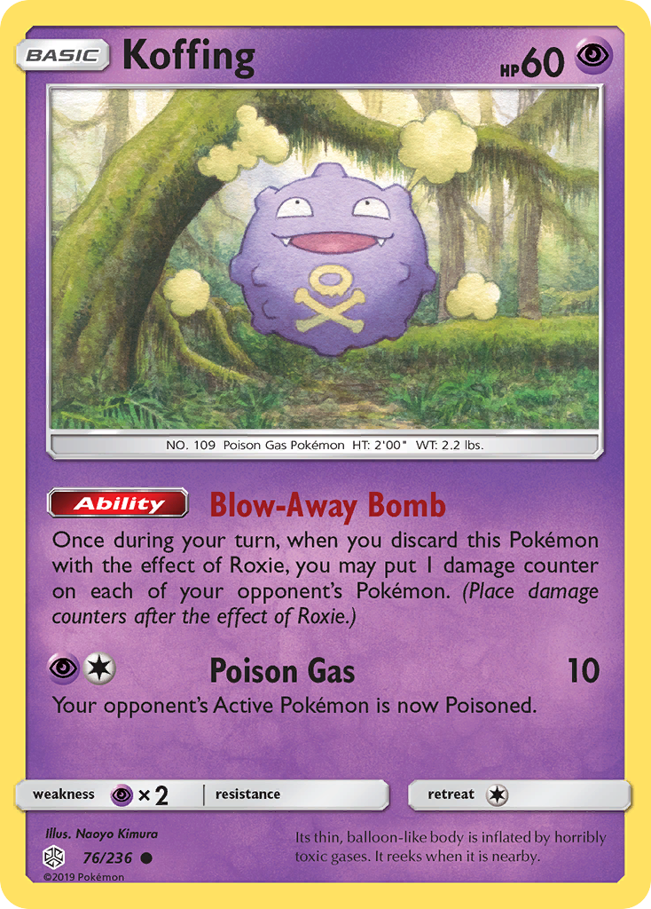 Koffing 76/236 - SM  Cosmic Eclipse