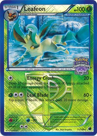 Leafeon - 11/116 (State Championships) 11 - League & Championship Cards Reverse Holofoil