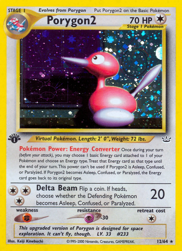Porygon2/64 - Neo Revelation 1st Edition Holofoil