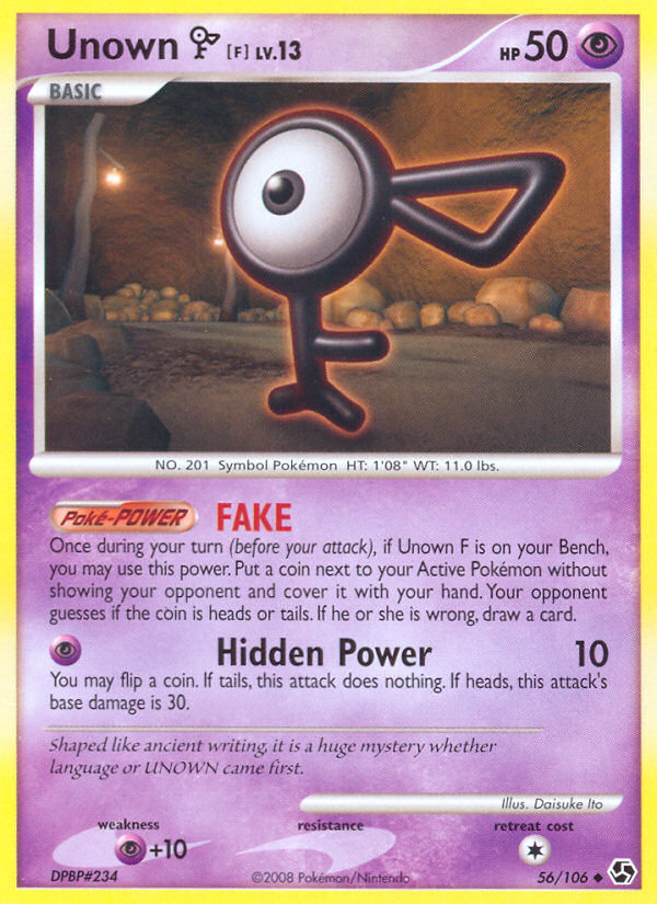 Unown [F]/106 - Great Encounters