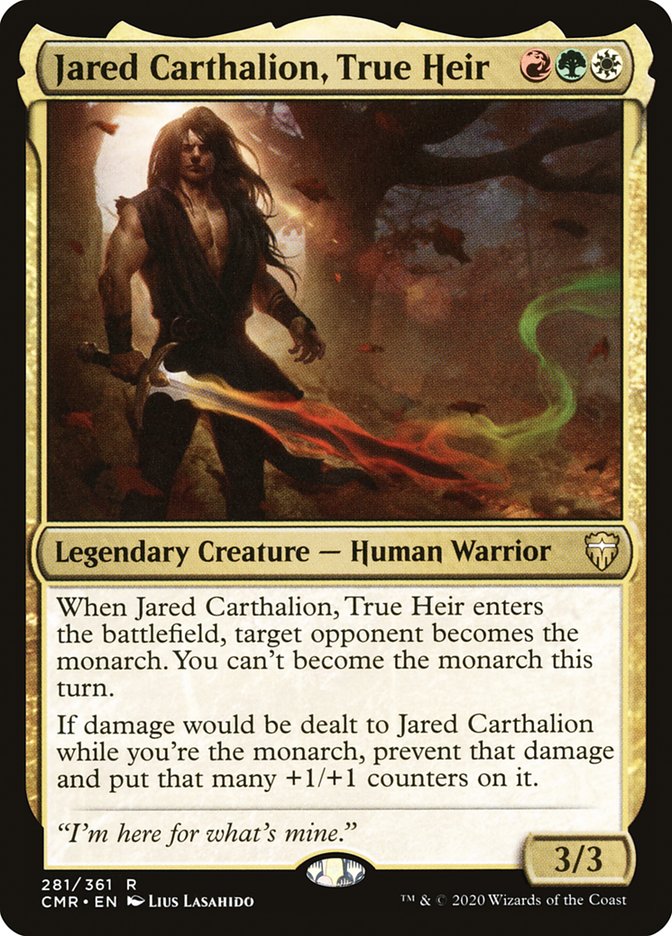 Jared Carthalion, True Heir (CMR-281) - Commander Legends