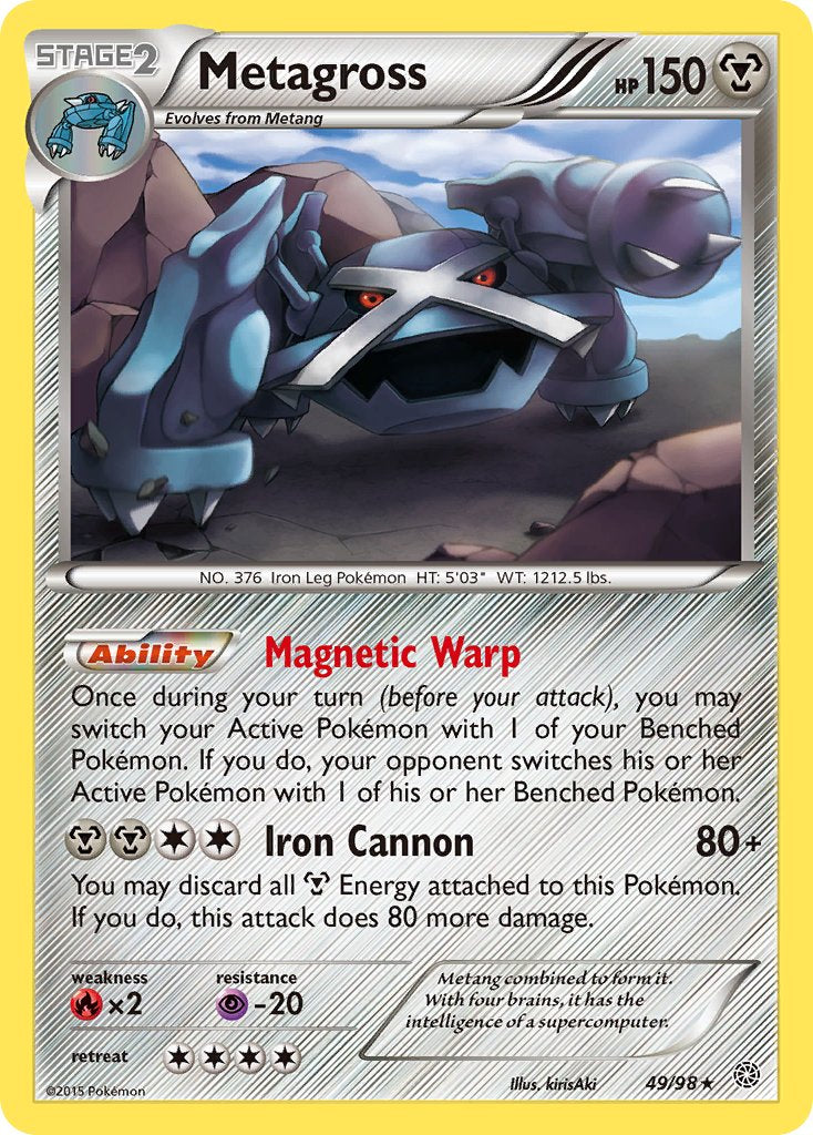 Metagross - 49/98 (XY Ancient Origins) - Deck Exclusives Holofoil