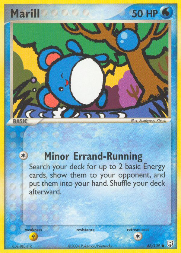 Marill 68/109 - Team Rocket Returns