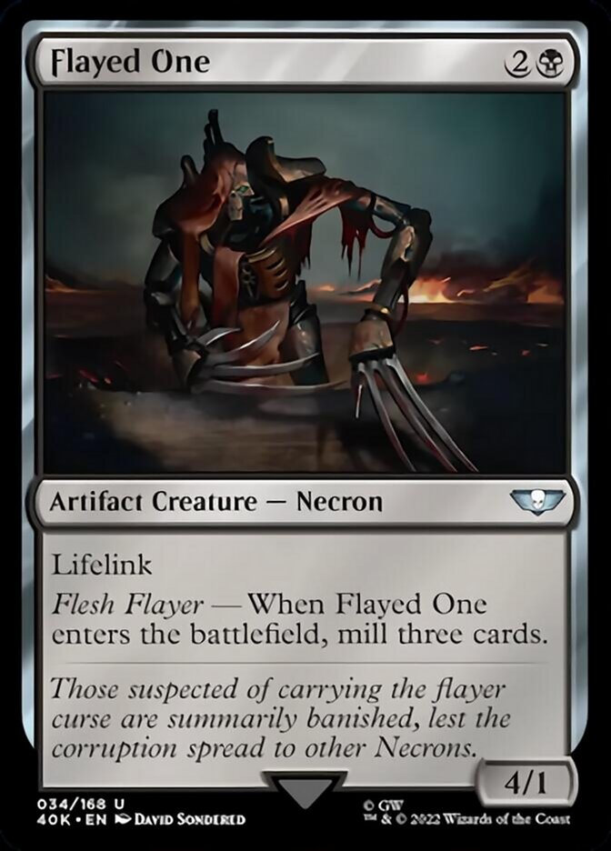 Flayed One (Surge Foil) (40K-034) - Warhammer 40,000 Commander Foil