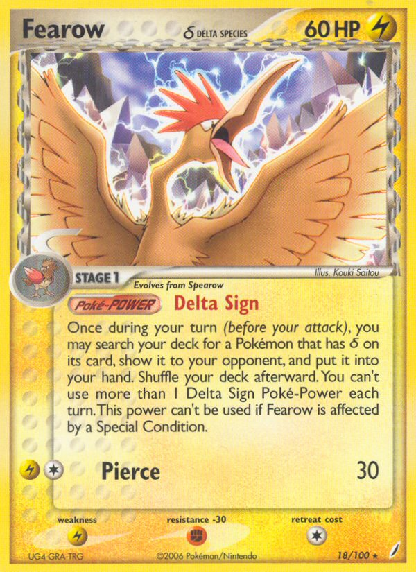 Fearow (Delta Species)/100 - Crystal Guardians