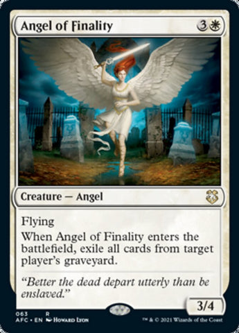 Angel of Finality (AFC-063) - Forgotten Realms Commander