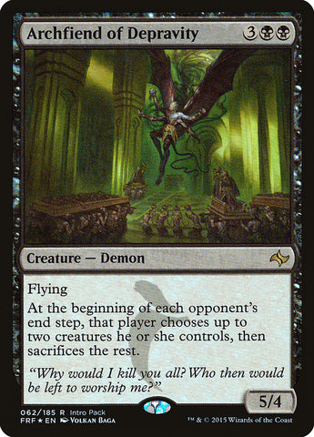 Archfiend of Depravity (UMP-062) - Fate Reforged Promos Foil