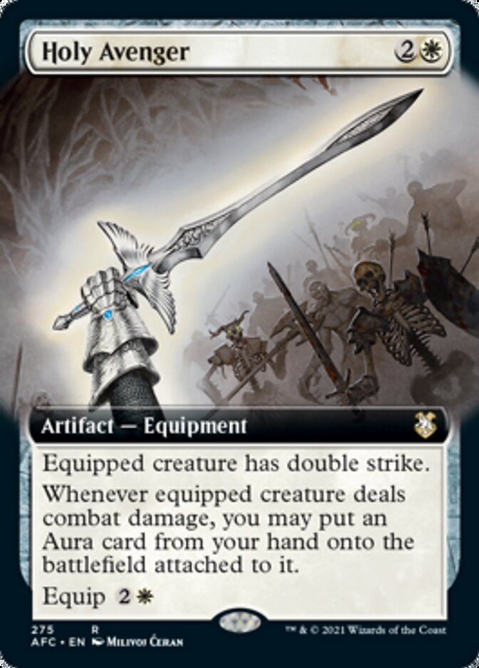 Holy Avenger (Extended Art) (AFC-275) - Forgotten Realms Commander: (Extended Art)
