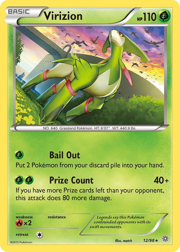 Virizion - 12/98 - Deck Exclusives