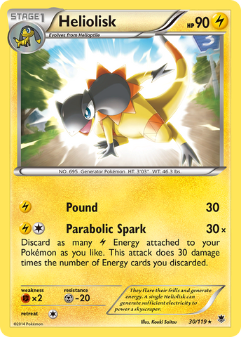 Heliolisk/119 - XY  Phantom Forces Holofoil