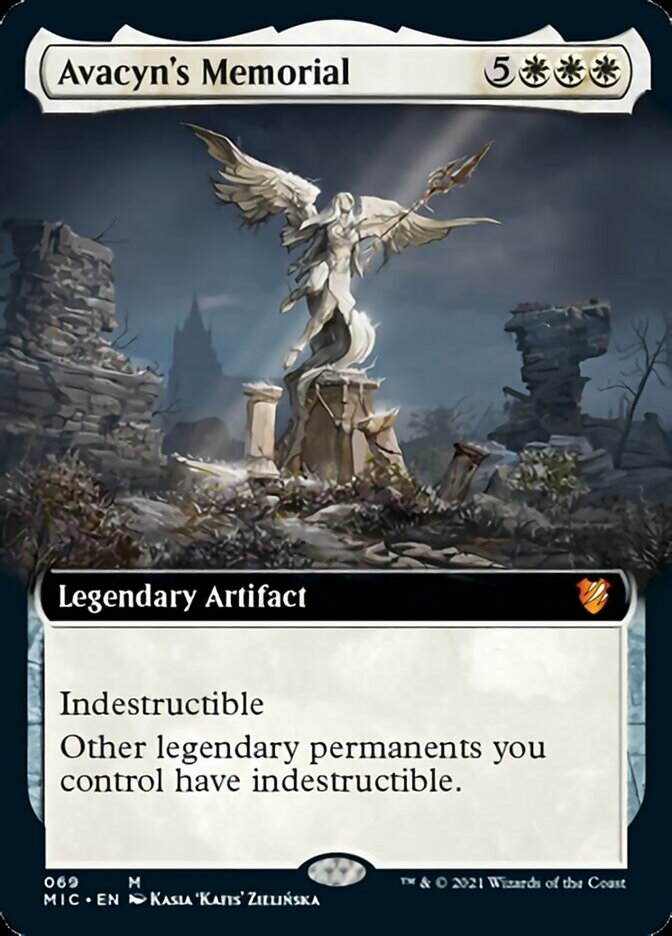 Avacyn's Memorial (Extended Art) (MIC-069) - Midnight Hunt Commander: (Extended Art)