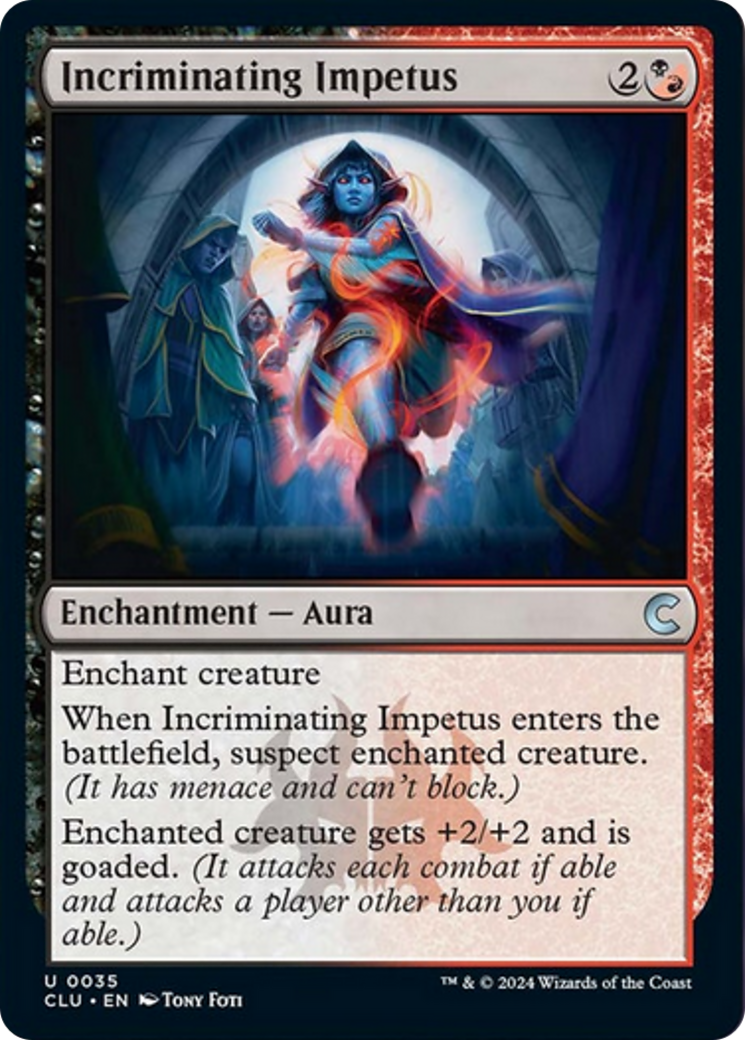 Incriminating Impetus (CLU-035) - Ravnica: Clue Edition