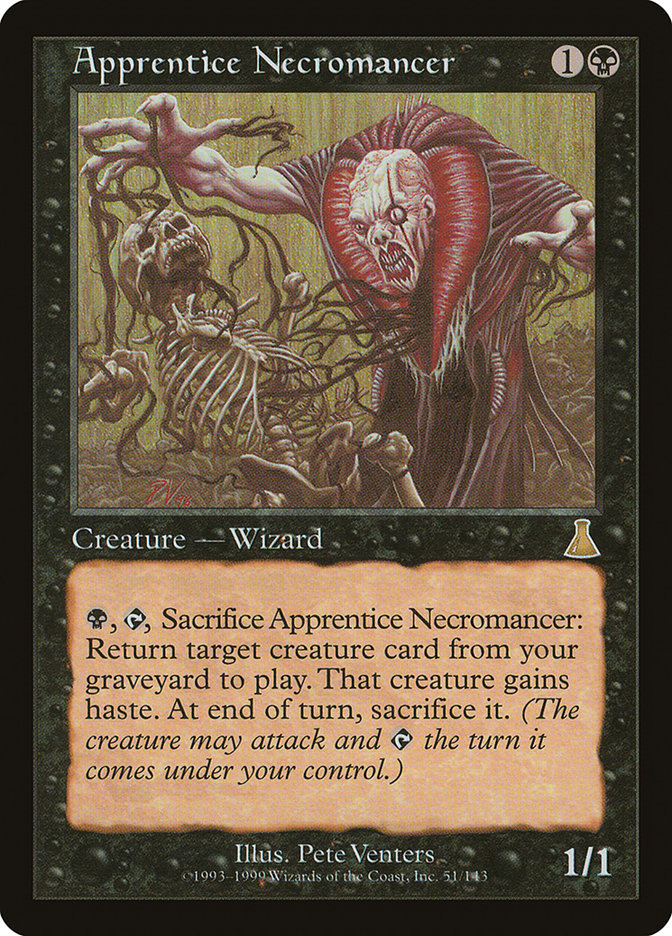 Apprentice Necromancer (UDS-051) - Urza's Destiny