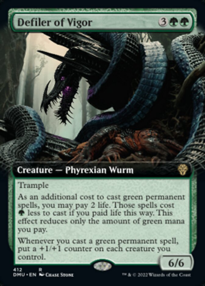 Defiler of Vigor (Extended Art) (DMU-412) - Dominaria United: (Extended Art)